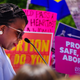 Congresswoman Ayanna Pressley (D-Mass.) speaks at a #StopTheBans rally in front of the Supreme Court in Washington, DC on May 21, 2019.